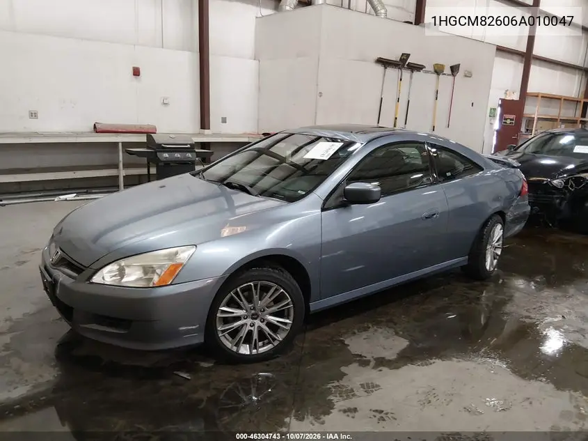 2006 HONDA ACCORD VIN 1HGCM82606A010047 — фото 2