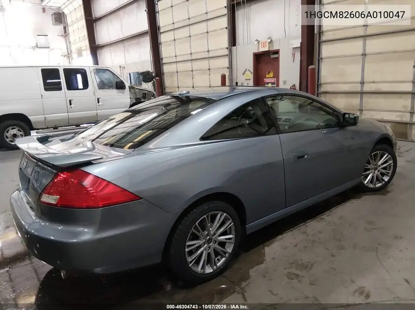 2006 HONDA ACCORD VIN 1HGCM82606A010047 — фото 4