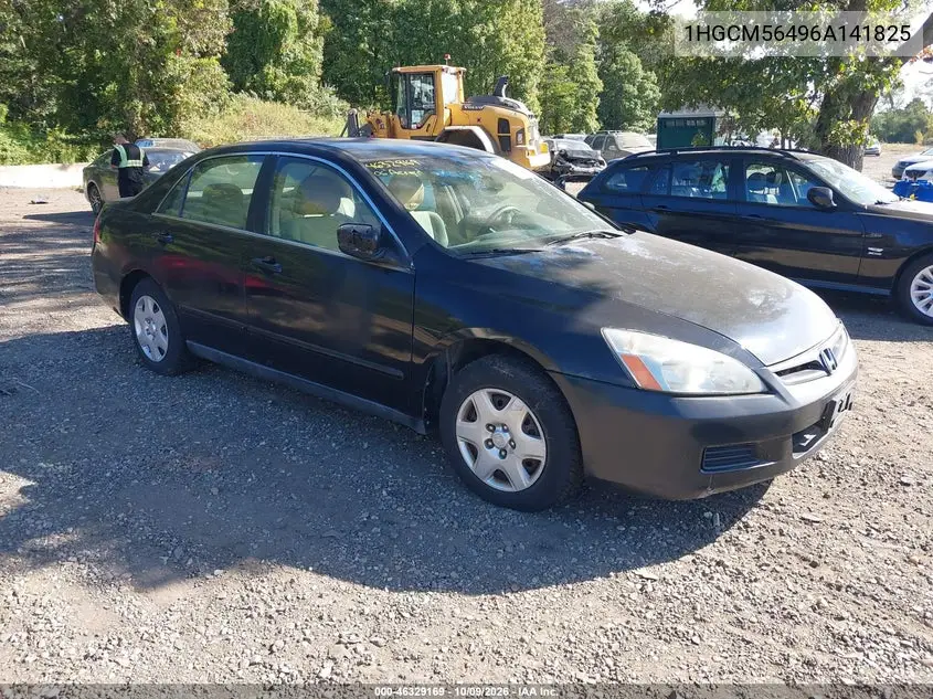 HONDA ACCORD 2006, VIN 1HGCM56496A141825