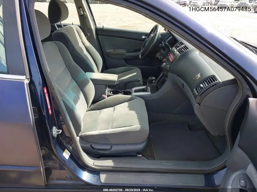 2007 HONDA ACCORD VIN 1HGCM56457A079485 — фото 5