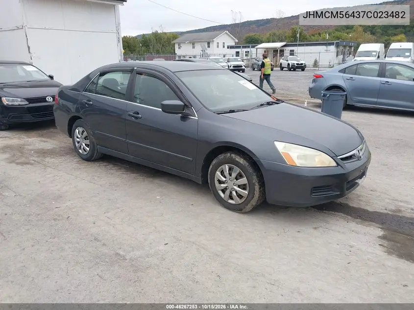 HONDA ACCORD 2007, VIN JHMCM56437C023482