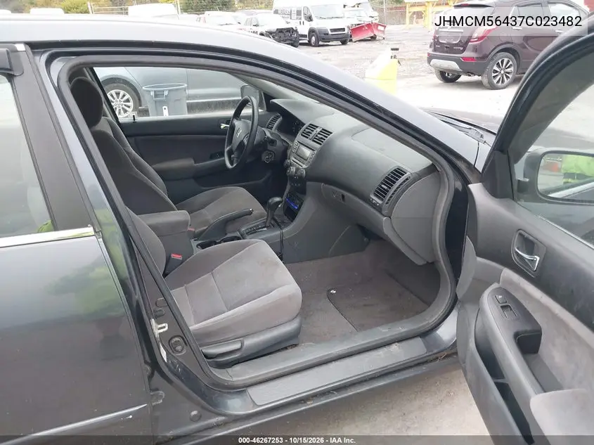 2007 HONDA ACCORD VIN JHMCM56437C023482 — фото 5
