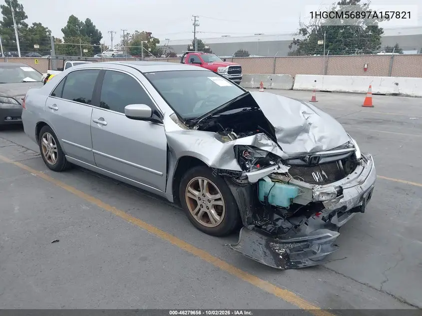 HONDA ACCORD 2007, VIN 1HGCM56897A157821