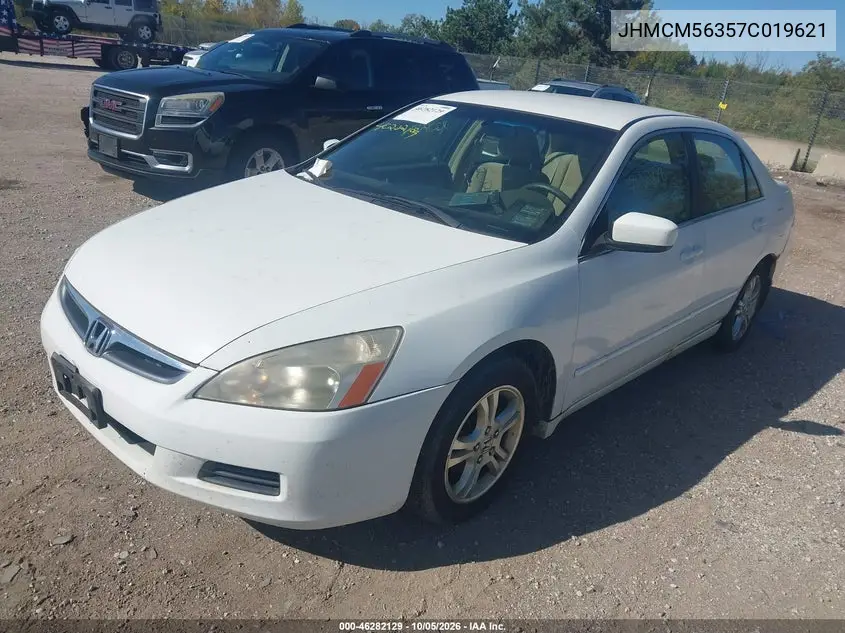 2007 HONDA ACCORD VIN JHMCM56357C019621 — фото 2