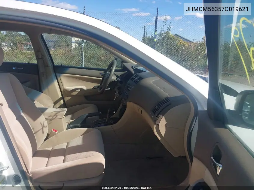 2007 HONDA ACCORD VIN JHMCM56357C019621 — фото 5