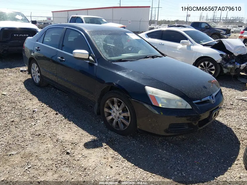 HONDA ACCORD 2007, VIN 1HGCM66567A079610