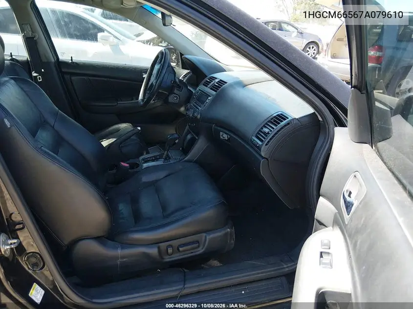 2007 HONDA ACCORD VIN 1HGCM66567A079610 — фото 5