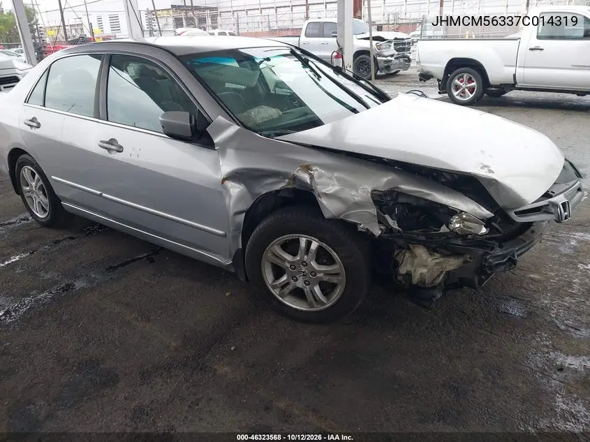 HONDA ACCORD 2007, VIN JHMCM56337C014319