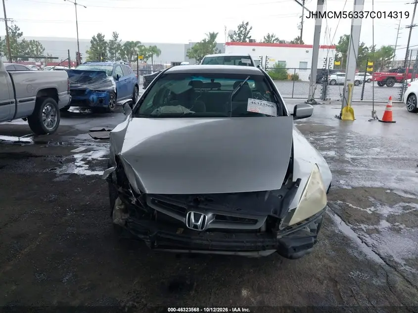2007 HONDA ACCORD VIN JHMCM56337C014319 — фото 12