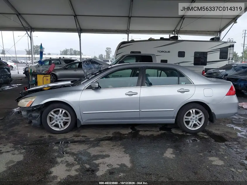 2007 HONDA ACCORD VIN JHMCM56337C014319 — фото 14