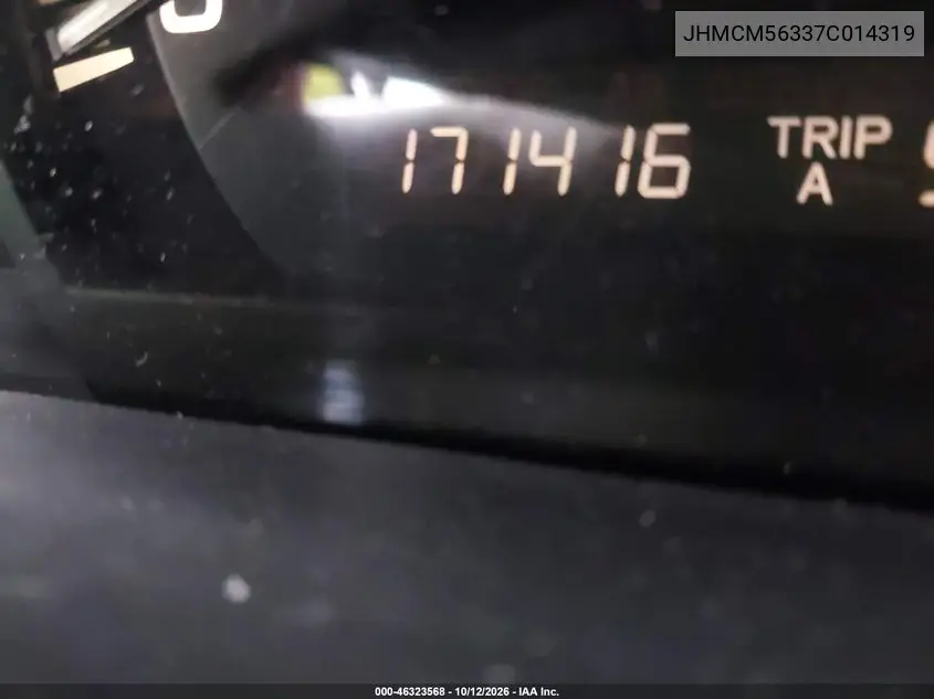 2007 HONDA ACCORD VIN JHMCM56337C014319 — фото 15
