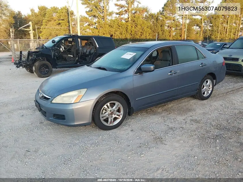2007 HONDA ACCORD VIN 1HGCM56307A079823 — фото 2