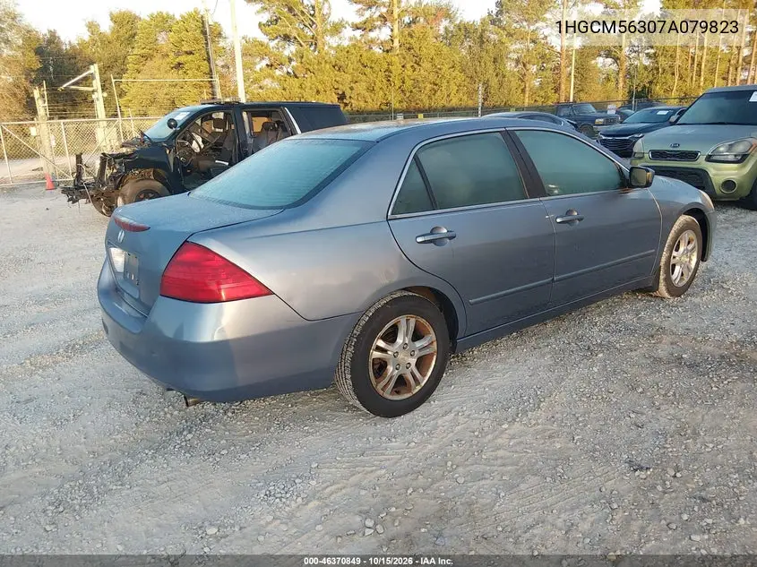 2007 HONDA ACCORD VIN 1HGCM56307A079823 — фото 4