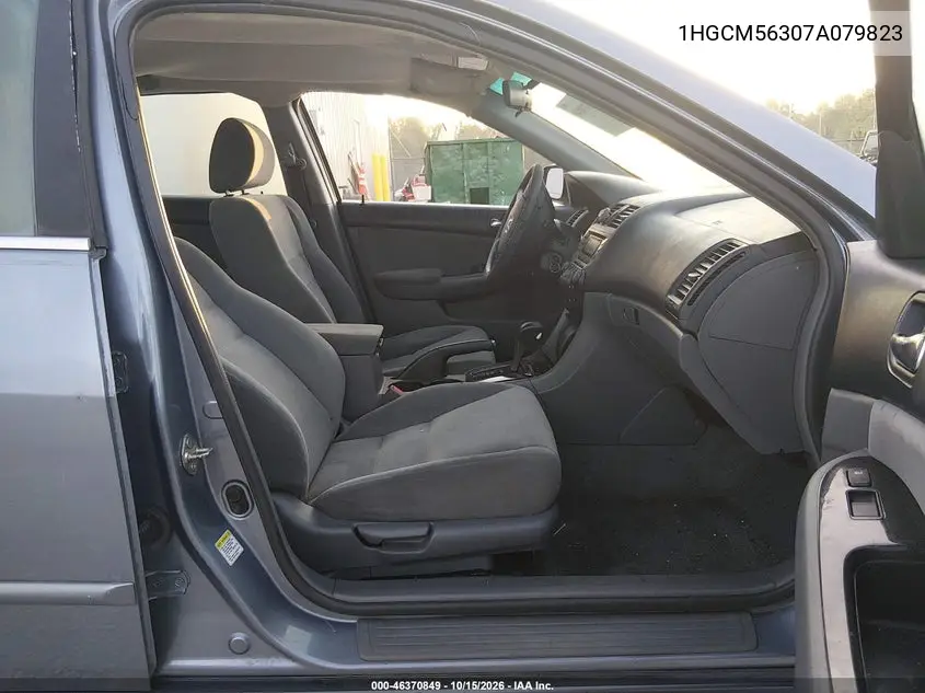 2007 HONDA ACCORD VIN 1HGCM56307A079823 — фото 5