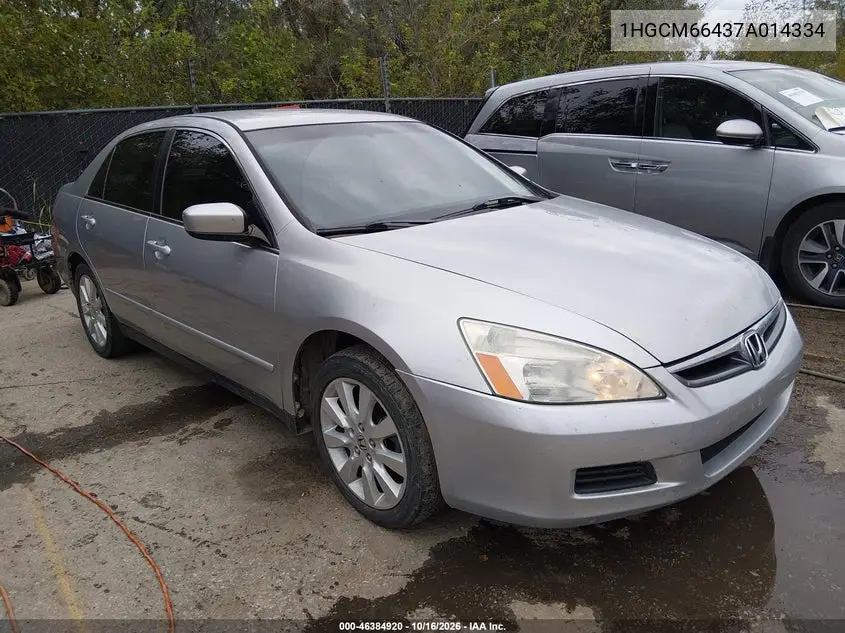 HONDA ACCORD 2007, VIN 1HGCM66437A014334