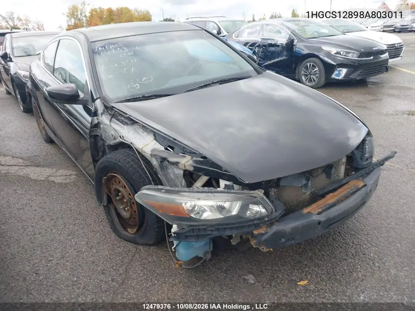 HONDA ACCORD 2008, VIN 1HGCS12898A803011