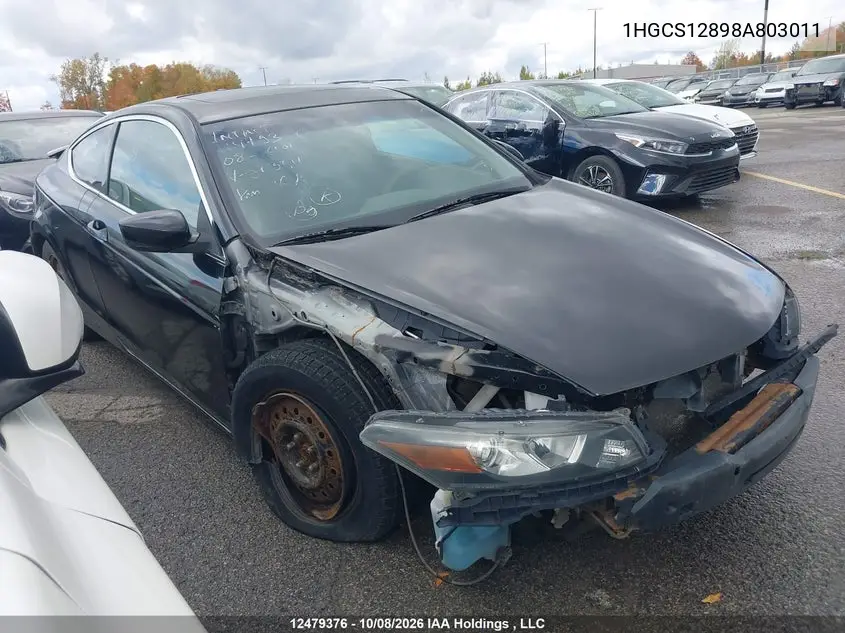 2008 HONDA ACCORD VIN 1HGCS12898A803011 — фото 13