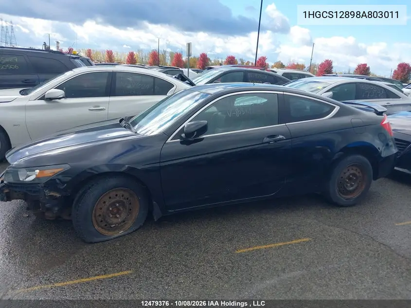 2008 HONDA ACCORD VIN 1HGCS12898A803011 — фото 14