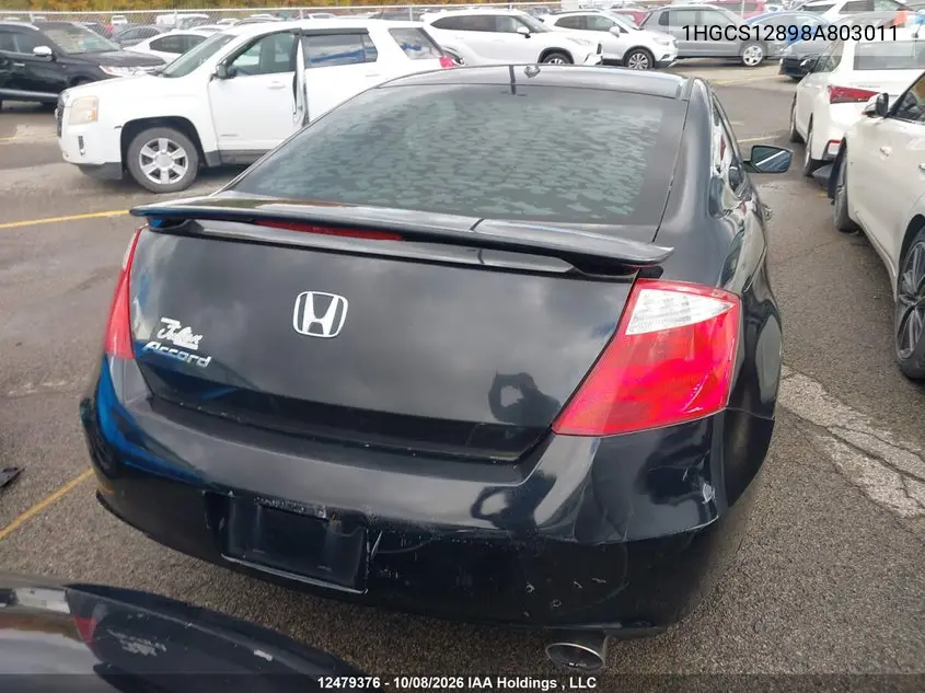 2008 HONDA ACCORD VIN 1HGCS12898A803011 — фото 15