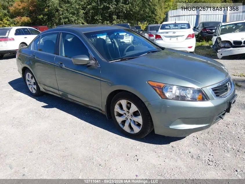 HONDA ACCORD 2008, VIN 1HGCP26718A811368