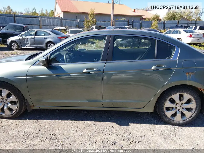 2008 HONDA ACCORD VIN 1HGCP26718A811368 — фото 14