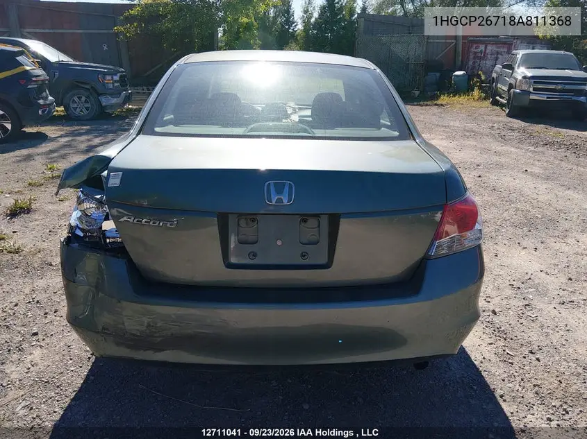 2008 HONDA ACCORD VIN 1HGCP26718A811368 — фото 16