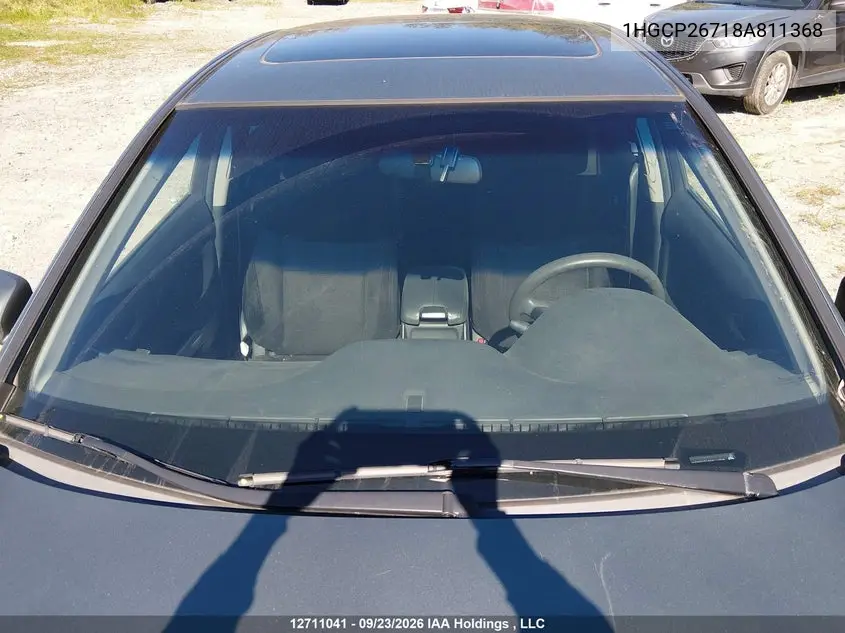 2008 HONDA ACCORD VIN 1HGCP26718A811368 — фото 17
