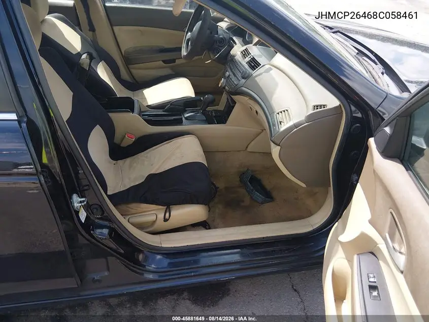 2008 HONDA ACCORD VIN JHMCP26468C058461 — фото 5