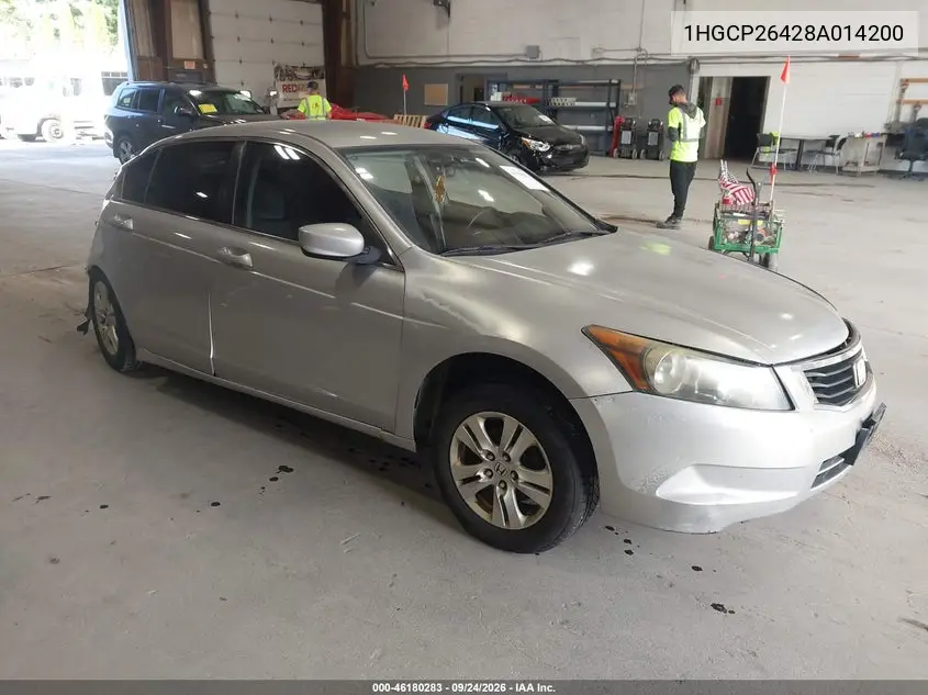 HONDA ACCORD 2008, VIN 1HGCP26428A014200