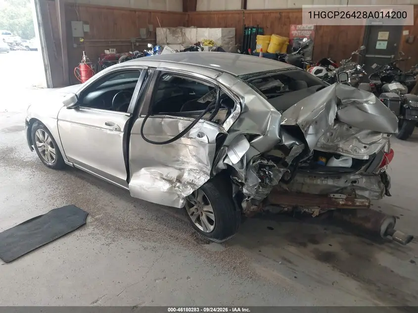 2008 HONDA ACCORD VIN 1HGCP26428A014200 — фото 3