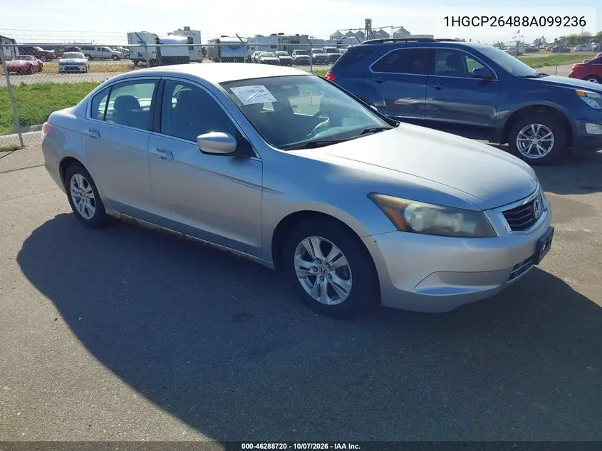 HONDA ACCORD 2008, VIN 1HGCP26488A099236