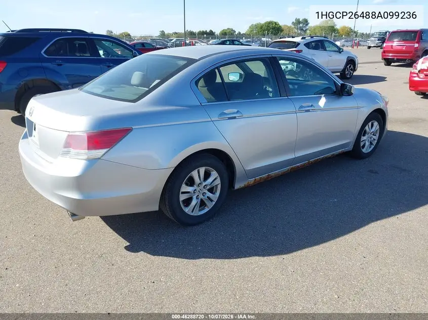 2008 HONDA ACCORD VIN 1HGCP26488A099236 — фото 4
