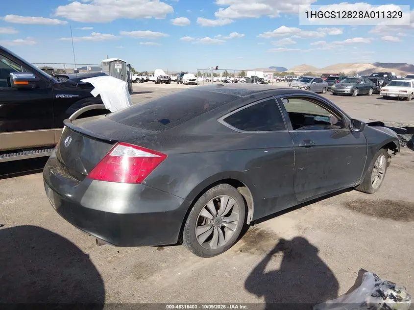 2008 HONDA ACCORD VIN 1HGCS12828A011329 — фото 4