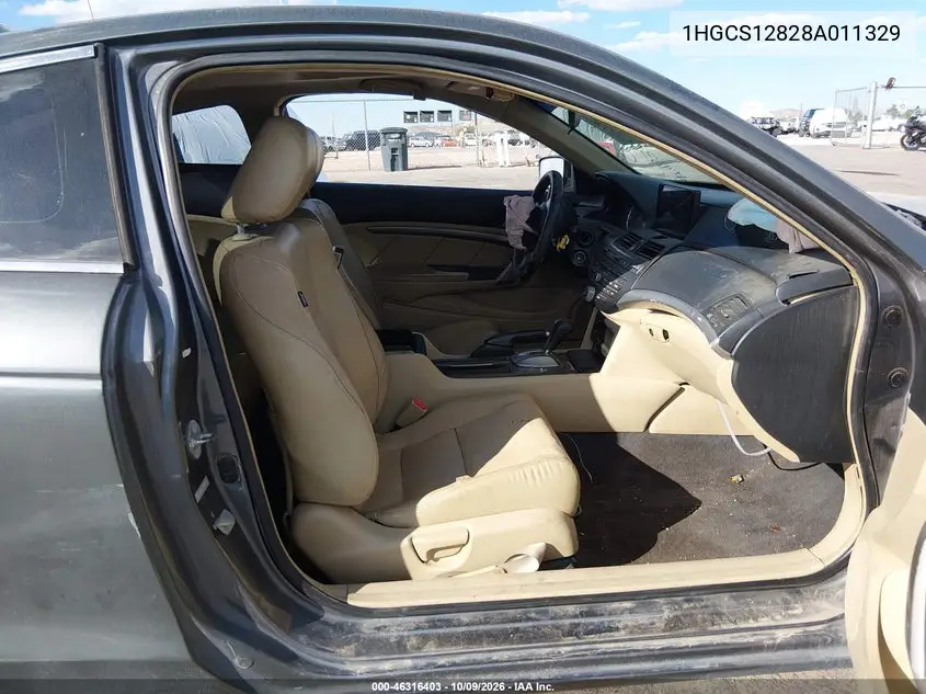 2008 HONDA ACCORD VIN 1HGCS12828A011329 — фото 5