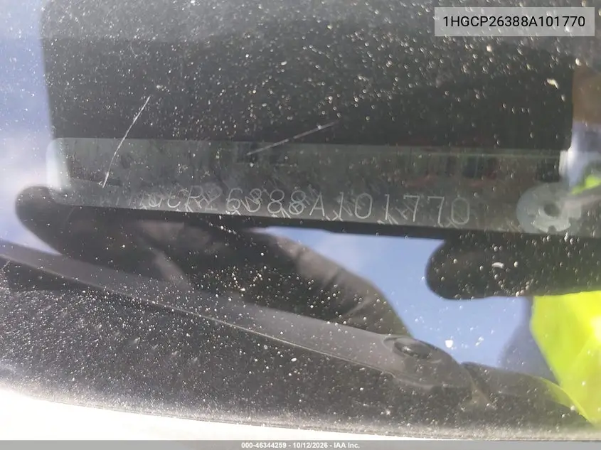 2008 HONDA ACCORD VIN 1HGCP26388A101770 — фото 11