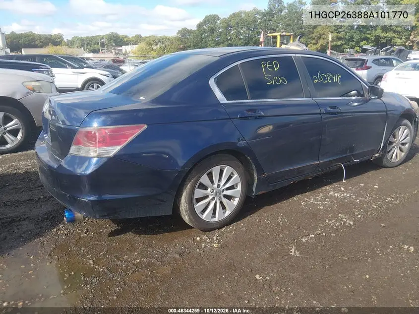 2008 HONDA ACCORD VIN 1HGCP26388A101770 — фото 4