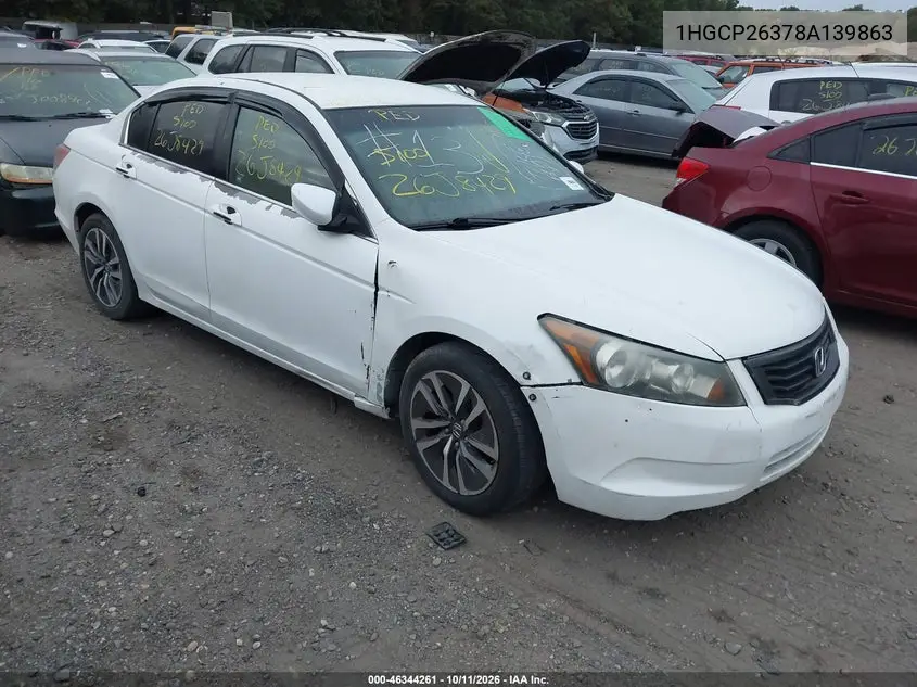 HONDA ACCORD 2008, VIN 1HGCP26378A139863