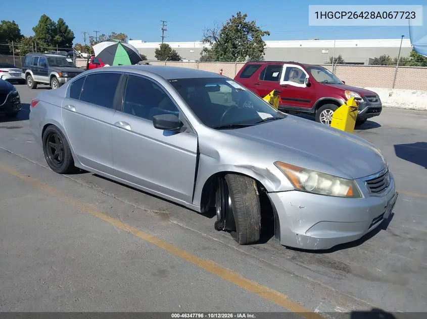 HONDA ACCORD 2008, VIN 1HGCP26428A067723