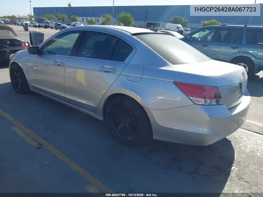 2008 HONDA ACCORD VIN 1HGCP26428A067723 — фото 3