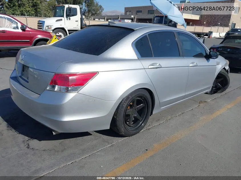 2008 HONDA ACCORD VIN 1HGCP26428A067723 — фото 4