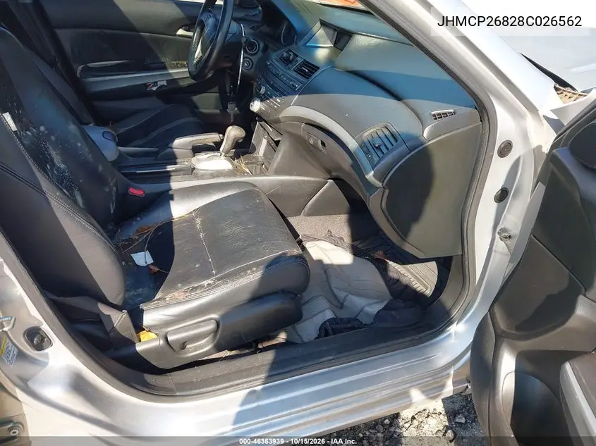 2008 HONDA ACCORD VIN JHMCP26828C026562 — фото 5