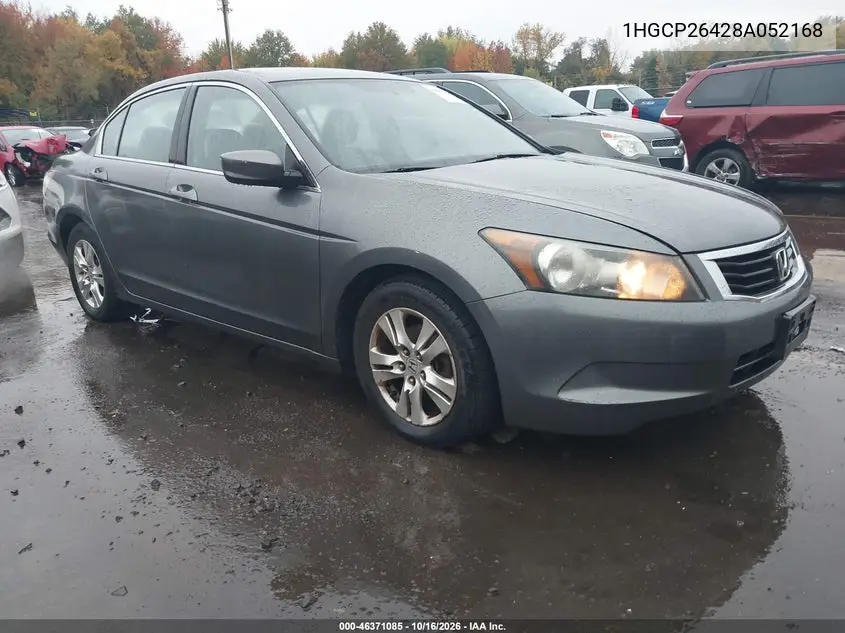 HONDA ACCORD 2008, VIN 1HGCP26428A052168