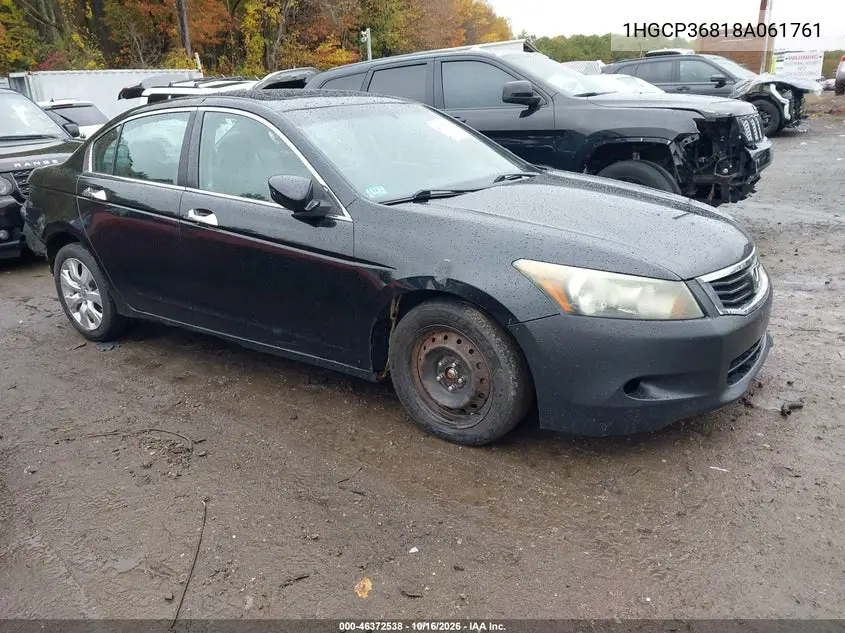 HONDA ACCORD 2008, VIN 1HGCP36818A061761