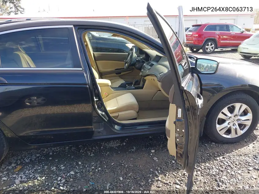 2008 HONDA ACCORD VIN JHMCP264X8C063713 — фото 5