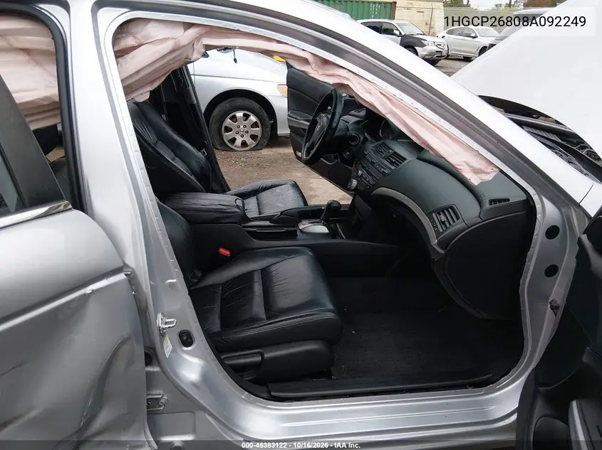 2008 HONDA ACCORD VIN 1HGCP26808A092249 — фото 5