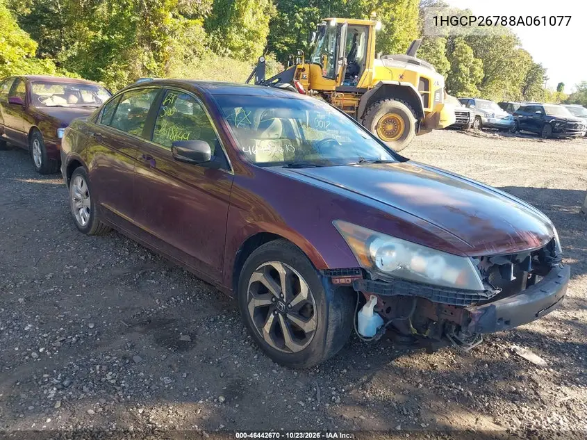 HONDA ACCORD 2008, VIN 1HGCP26788A061077