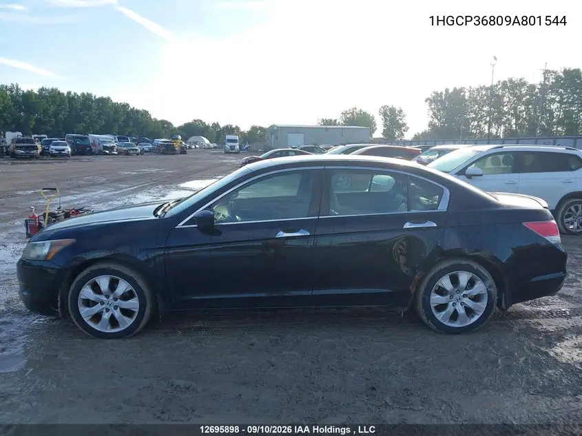 2009 HONDA ACCORD VIN 1HGCP36809A801544 — фото 13
