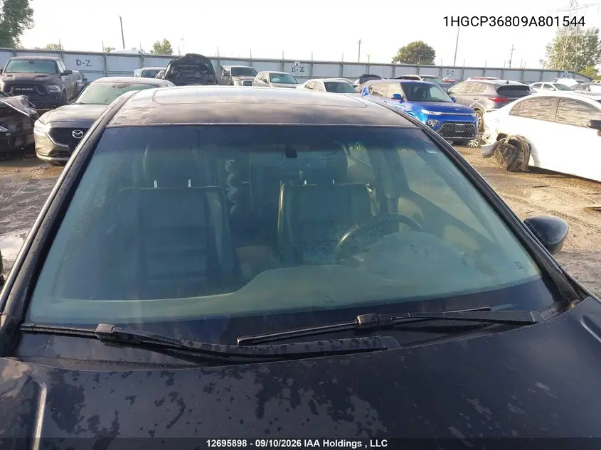2009 HONDA ACCORD VIN 1HGCP36809A801544 — фото 16