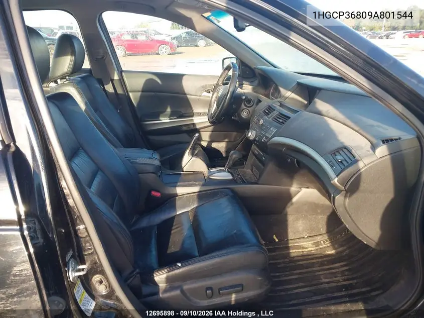 2009 HONDA ACCORD VIN 1HGCP36809A801544 — фото 5