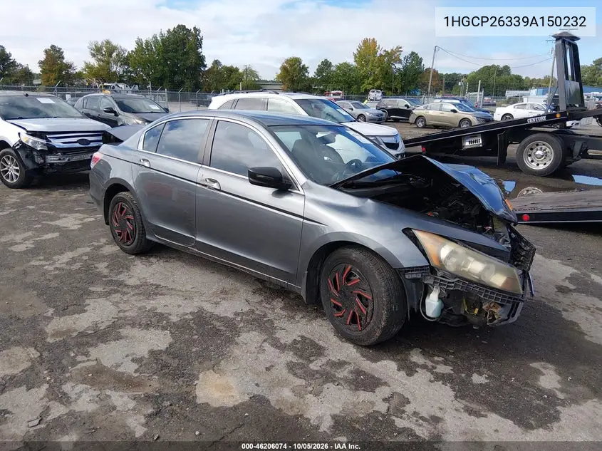 HONDA ACCORD 2009, VIN 1HGCP26339A150232